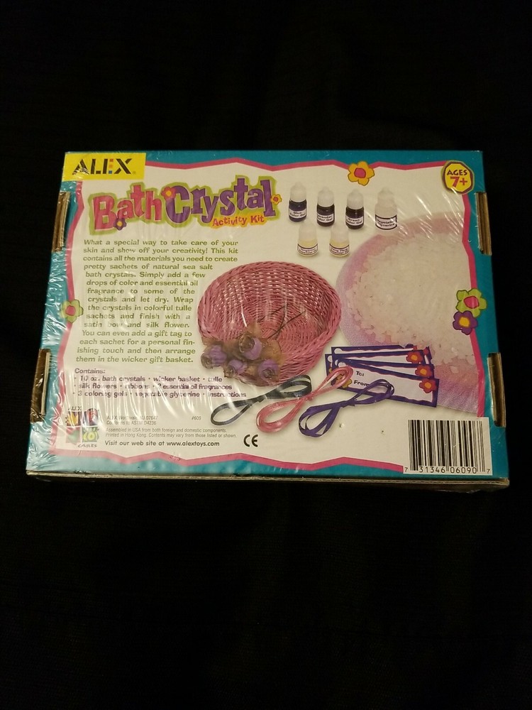 Alex Bath Crystal Activity Kit for Kids Craft Set