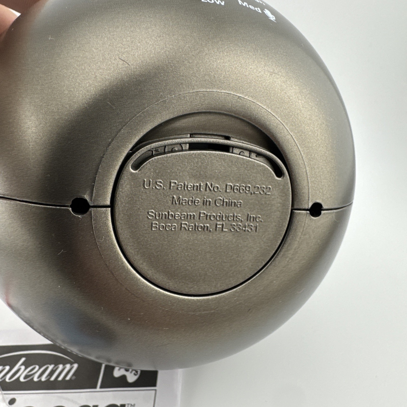 Sunbeam Sonic Egg SBBCU2 Ultrasonic Dogs Anti Barking Bark Deterrent Device