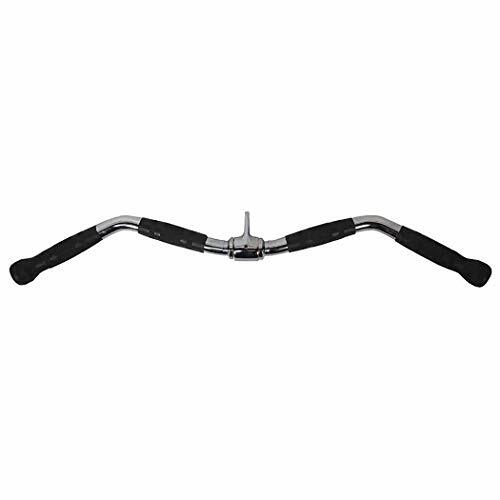 LAT Bar Cable Machine Attachment, Curl Pulldown Bar with Full Rotation and