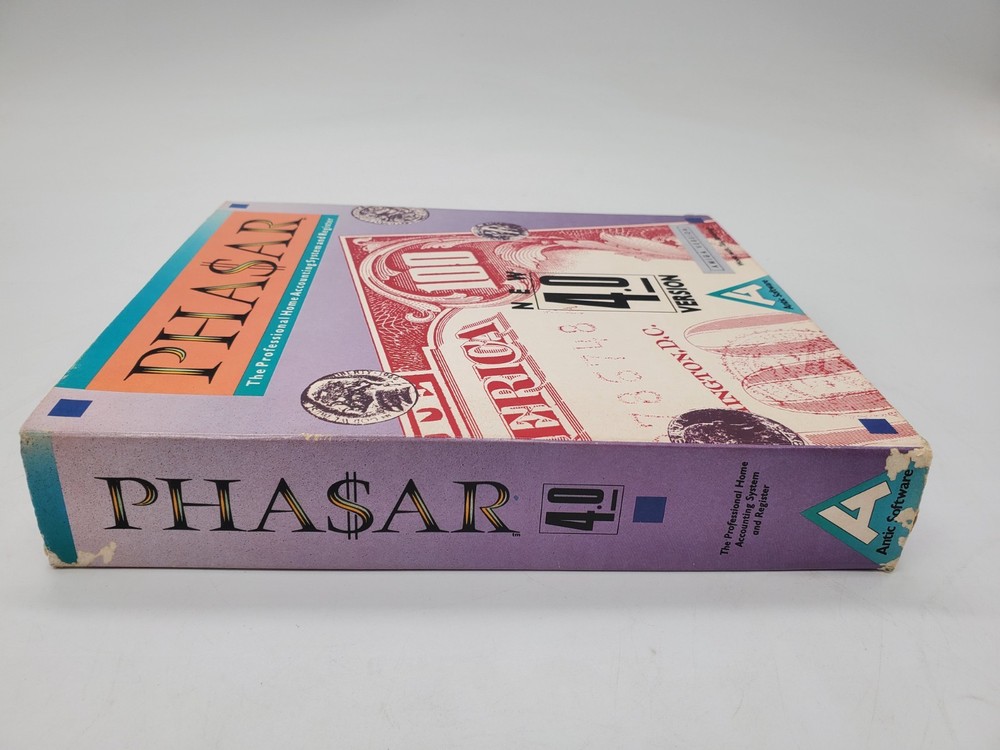 Phasar Pha$ar v4.04 - Professional Home Accounting & Register - Commodore Amiga