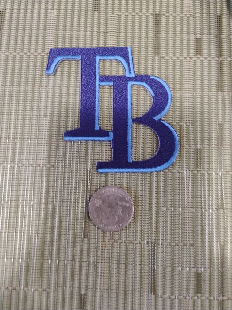 MLB Tampa Bay Devil Rays IRON ON PATCHES