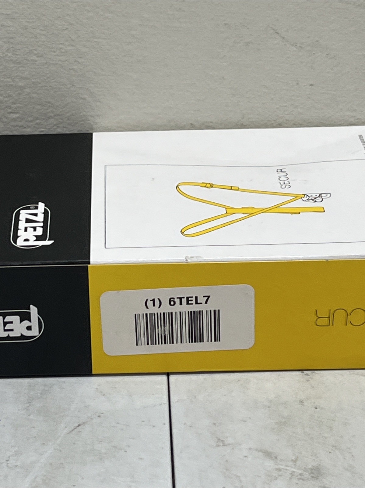 Petzl Secur Shoulder Straps Caving Chest Harness for Petzl Croll