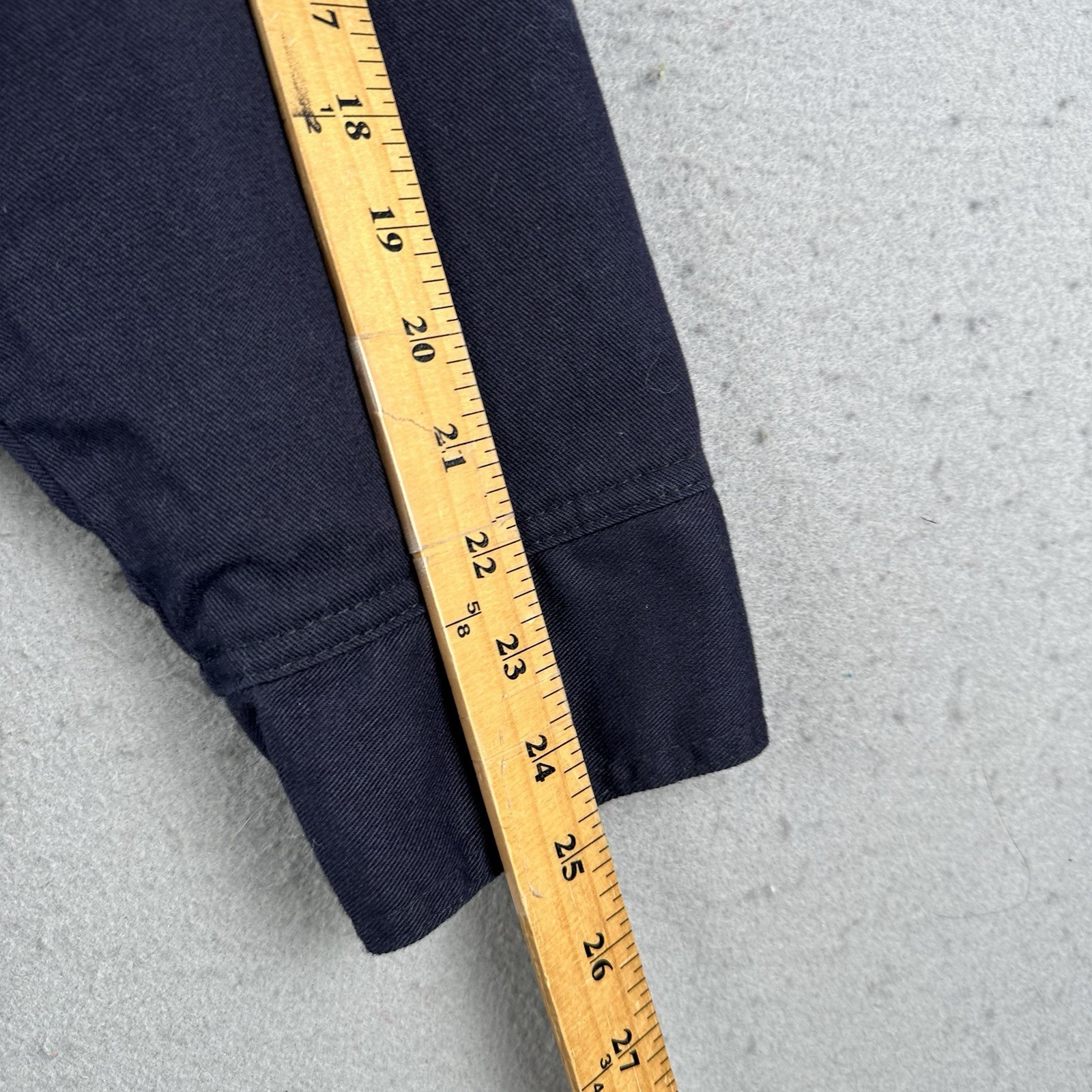 Bulwark FR Jacket Mens XL Blue Flame Resistant Workwear Snap Zip Hooded