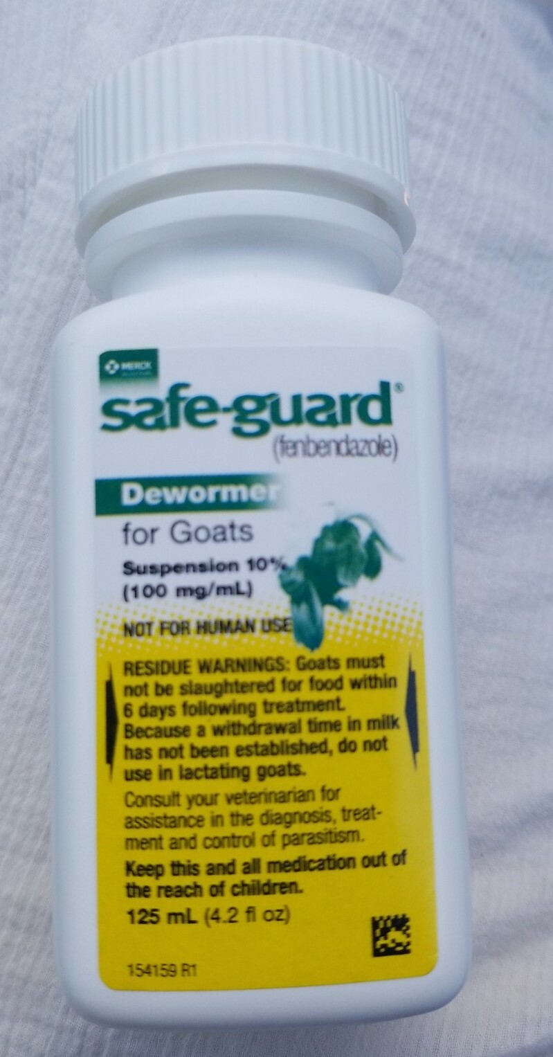 Merck Safe-Guard Goat Dewormer, 125mL fenbendazole ***READ ENTIRE DESCRIPTION***