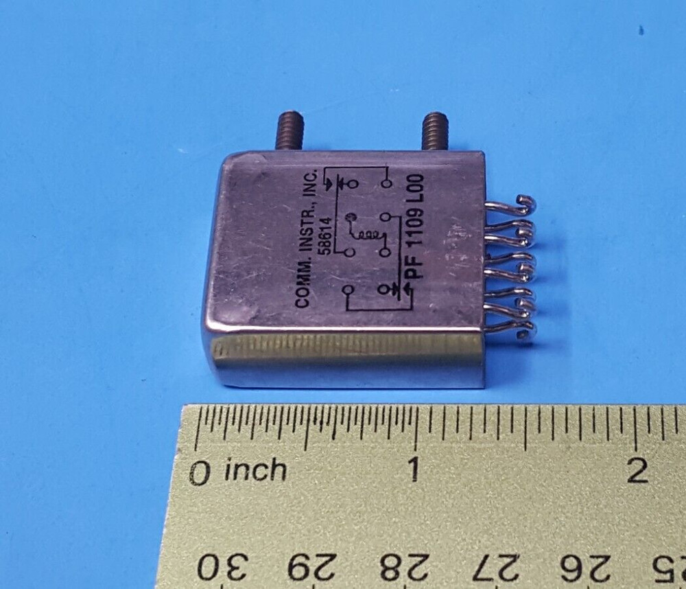 RELAY DPDT, PF1109L00, Communication Instruments / Tyco, Hermetically sealed