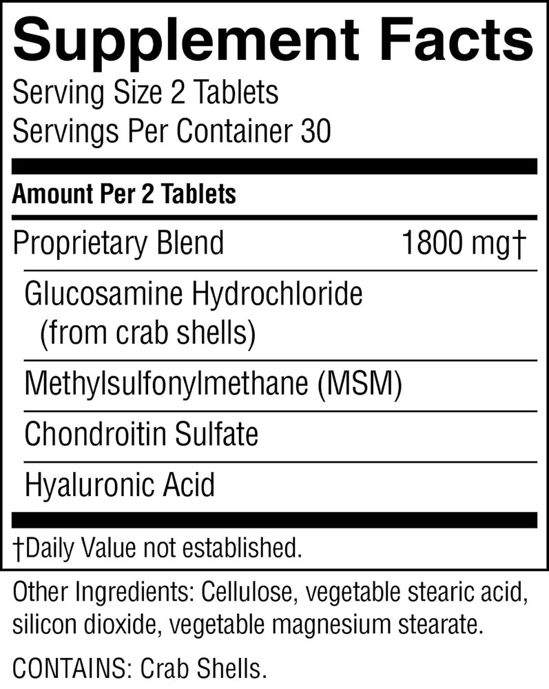 NATURE'S SUNSHINE EverFlex w/ Hyaluronic Acid - Structural system support (60CT)