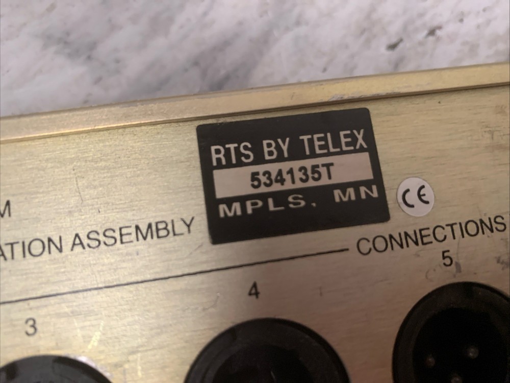 Telex RTS Systems BOP 220 Intercom System Connector Translation Assembly