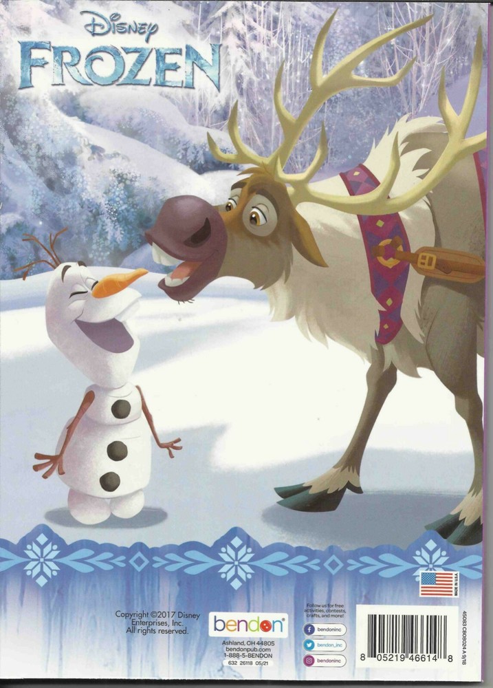 Disney's Frozen Coloring Book and Crayons Bundle