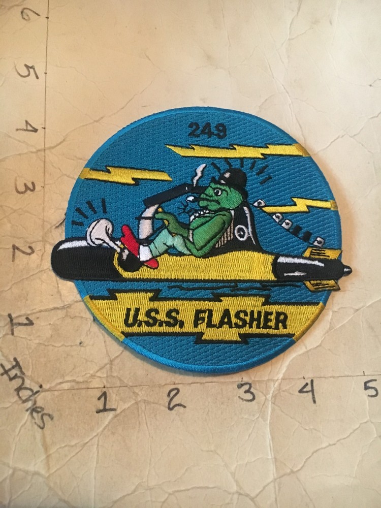 US NAVY USS Flasher SS-249 Submarine Patch 8/1/25