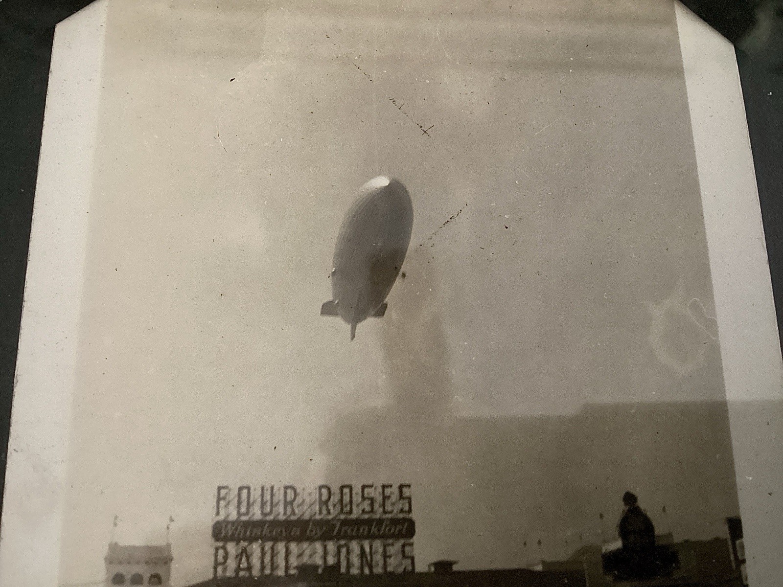 Hindenburg LZ 129 Zeppelin Rigid Airship Vintage Photo 1937 Lakehurst Dirigible