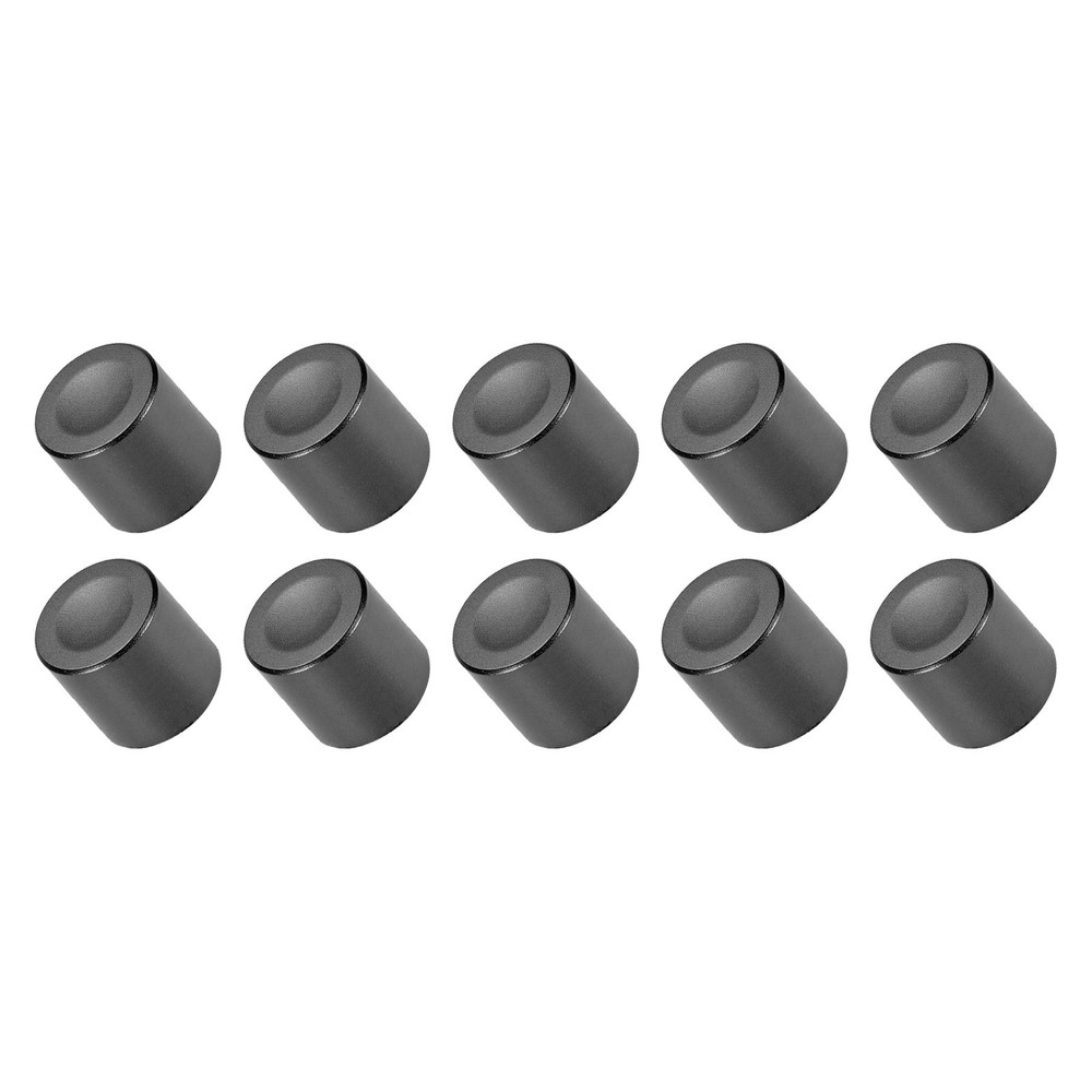Potentiometer Control Knob Insert Shaft D Switch Knobs 19x17mm 6mm Black 10Pcs