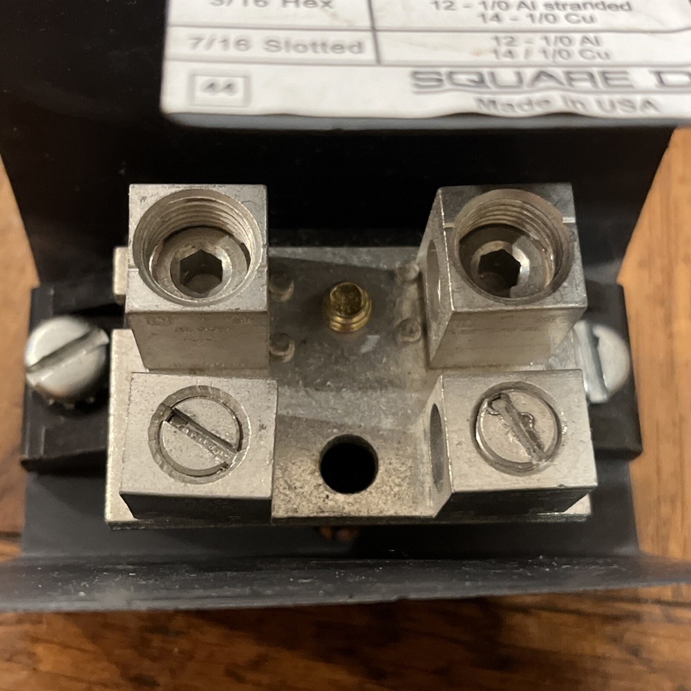 Square D Neutral Blocks Used SN100FA and SN225KA