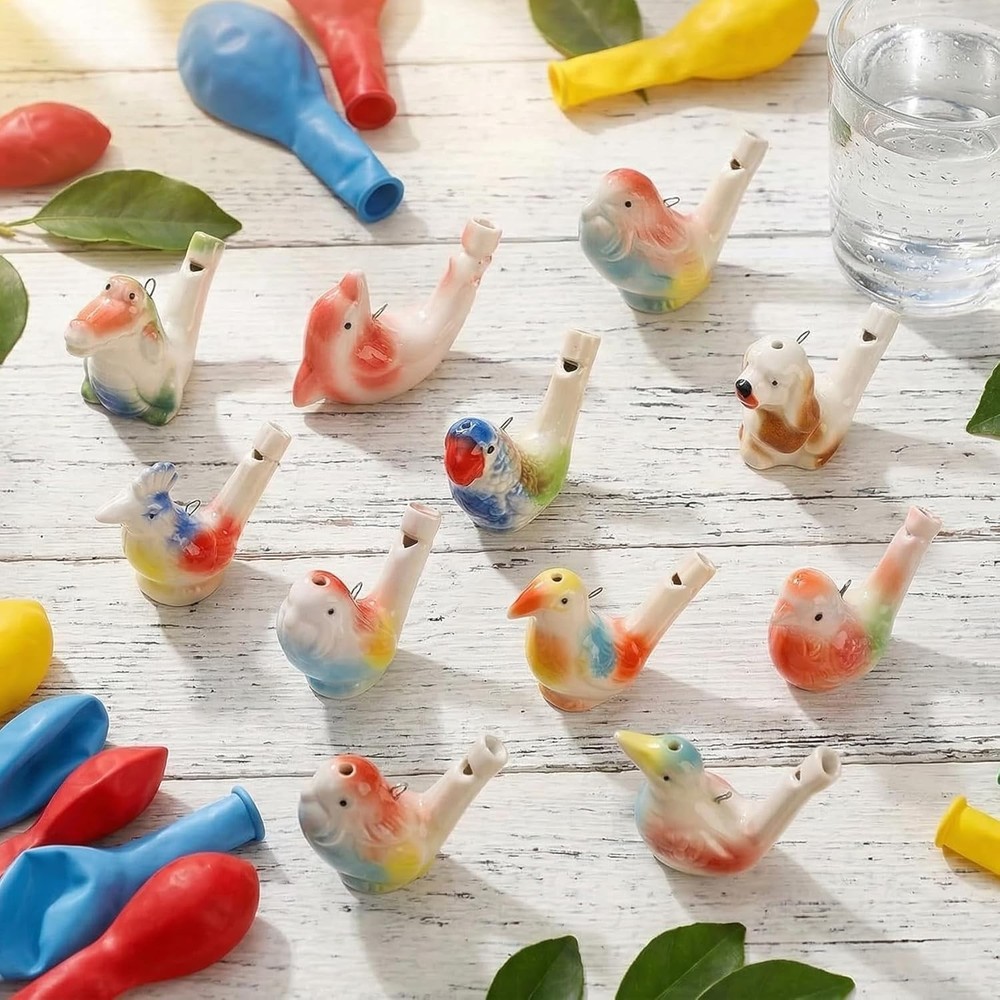 Multicolor Bird Whistles Set - Imaginative Play