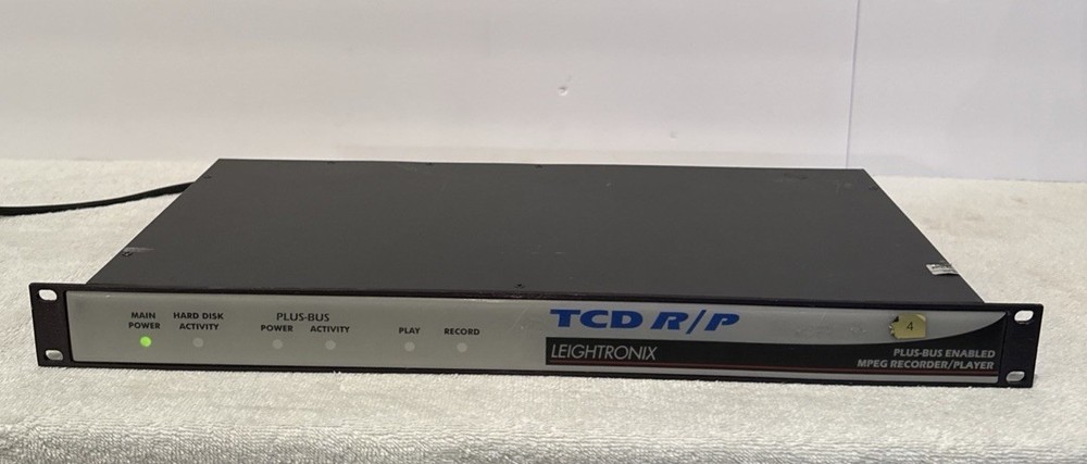 Leightronix TCD R/P Plus-Bus Enabled MPEG Recorder/Player Powers On Read