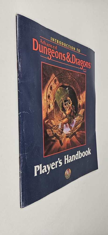 TSR AD&D 2nd Ed Introduction Advanced Dungeons & Dragons Game Player Handbook
