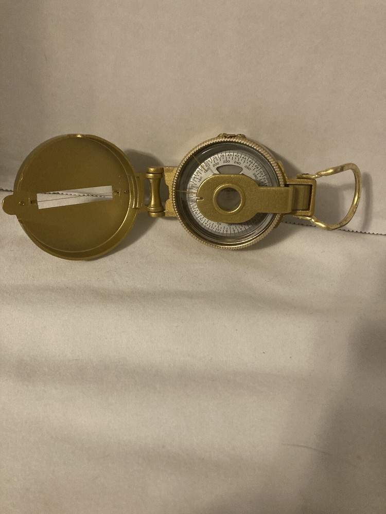 Vintage Engineer Directional Compass Gold