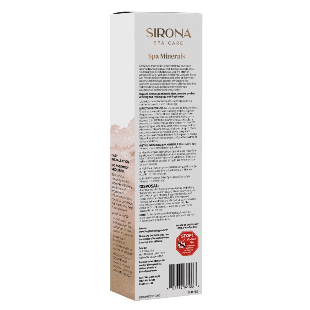 Sirona Spa Care Spa Minerals