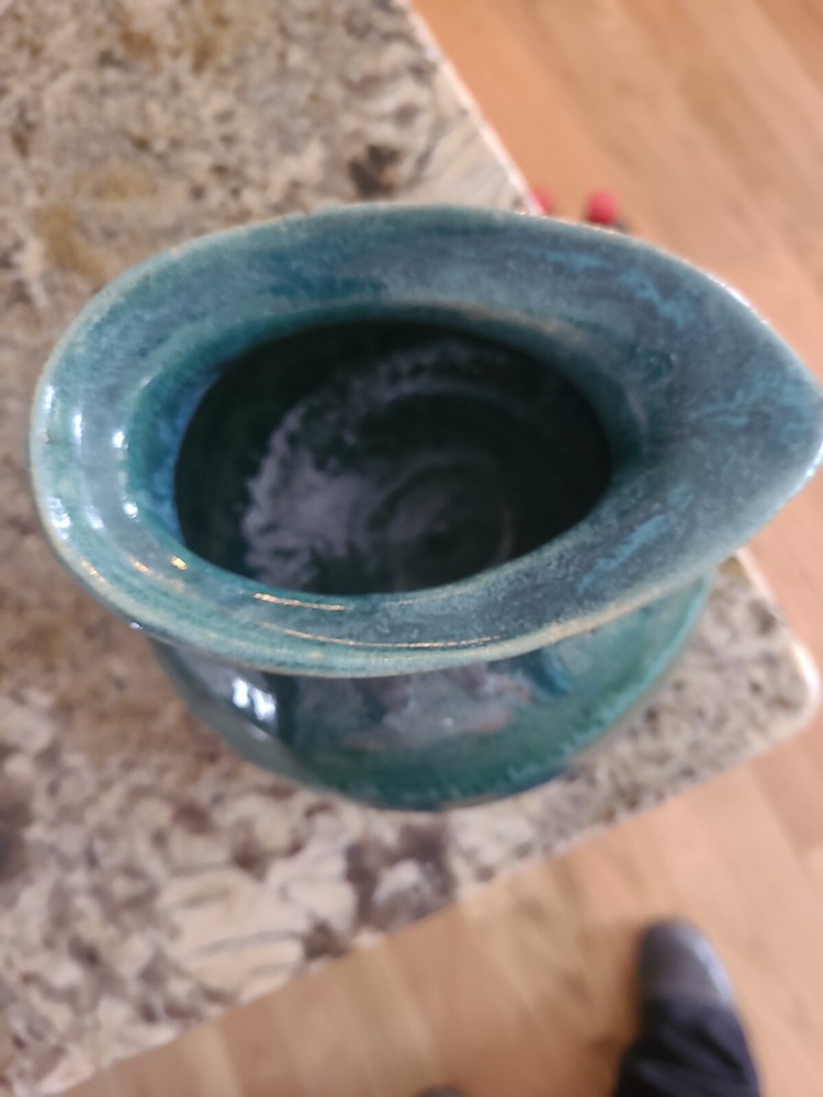 Hand Dripped Pottery Vase