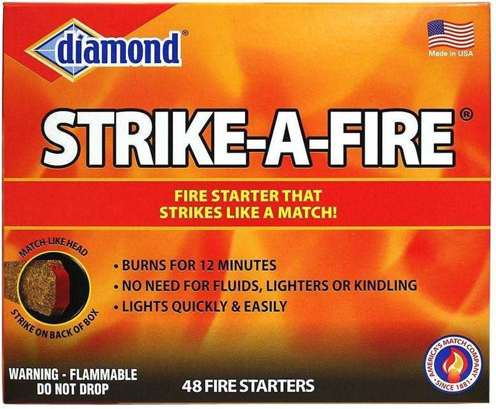Strike-A-Fire Firestarter Matches, 48-Ct.