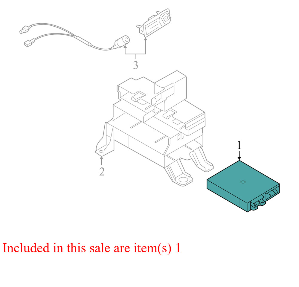 4G0907441B 2013 Audi A6 Quattro Parking Aid Control Module OEM