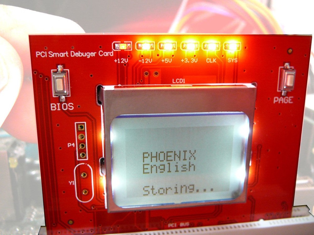 Internal Motherboard Tester Pro With LCD Screen - PCI Type Interface