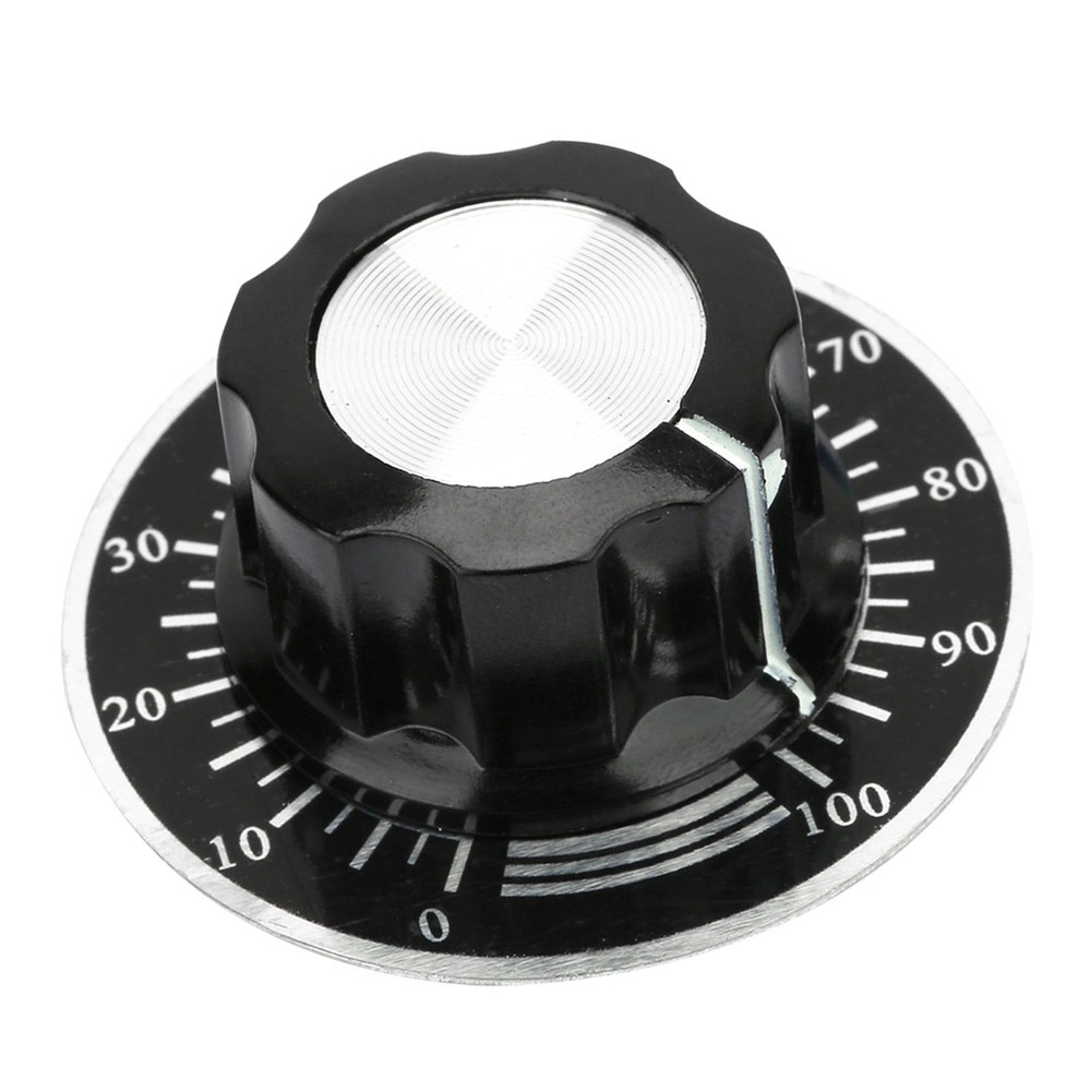 5 Knurled Potentiometer Knobs Durable Volume Control Cap DIY Accessories Premium