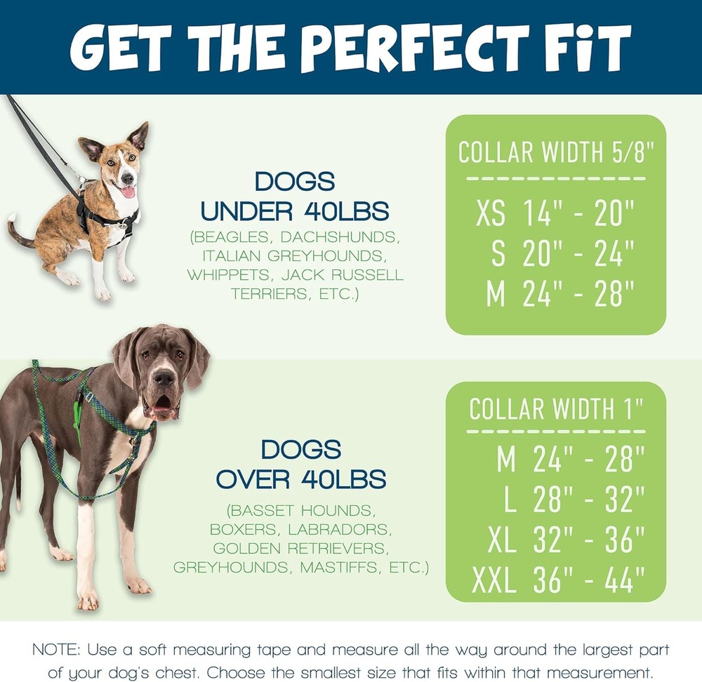 Freedom No Pull Dog Harness Adjustable Harness & Leash Set Easy Walking &