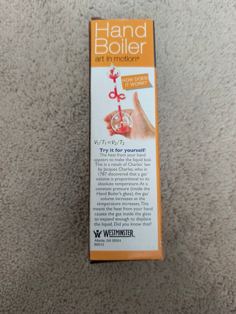 Westminster Hand Boiler art in motion RED