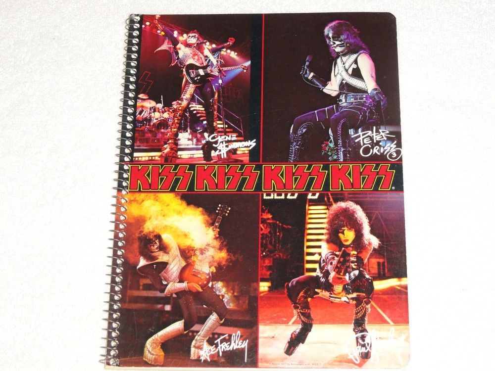 KISS LOVE GUN ALIVE II Vintage Notebook Excellent Condition 50 Pages