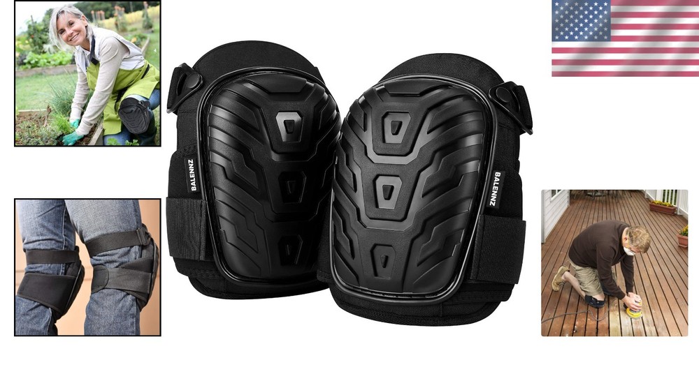 Professional Gel Construction Knee Pads – Breathable & Adjustable Design