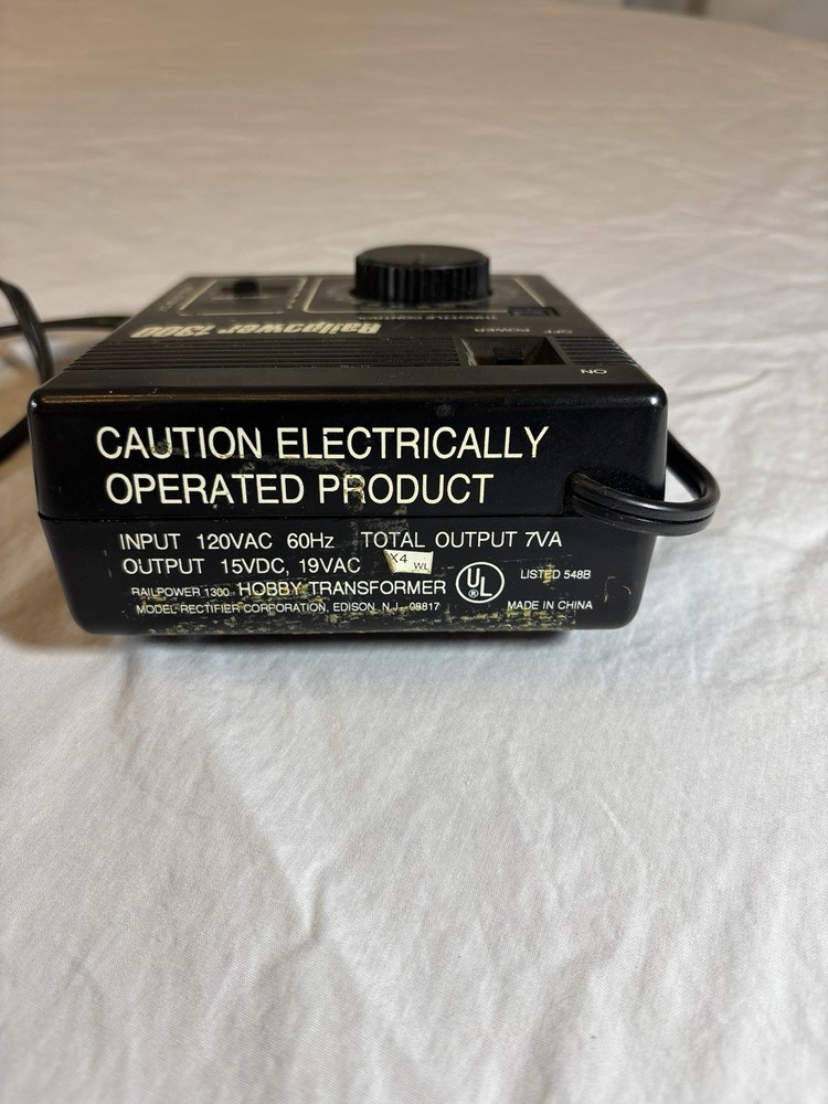 MODEL RECTIFIER RAILPOWER 1300 POWER PACK Throttle Control
