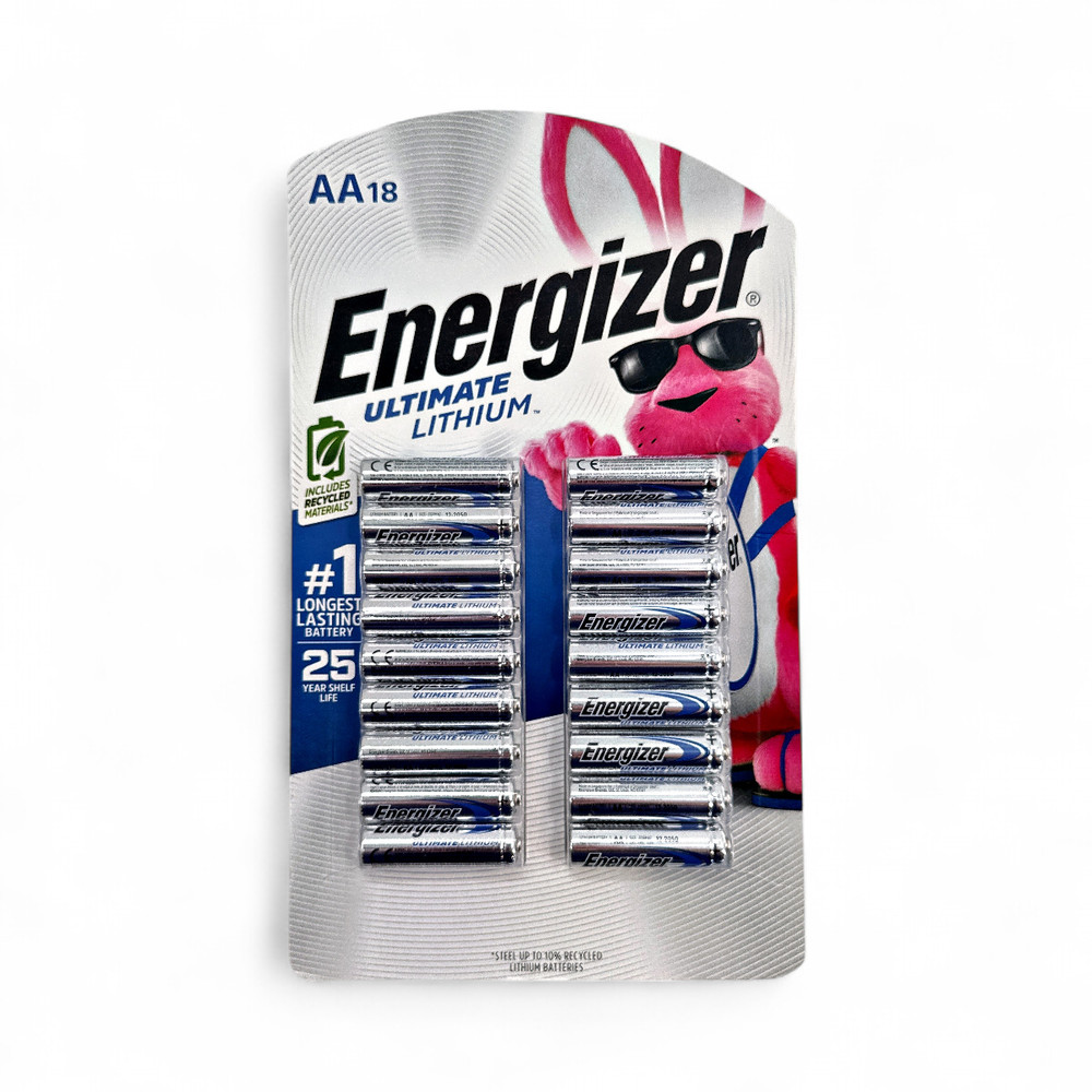 Energizer Ultimate Lithium AA 1.5V Batteries - 18 Count