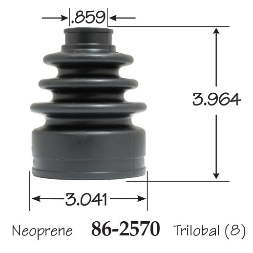 Inner & Outer CV Axle Boot for Toyota Corolla 2014-2019
