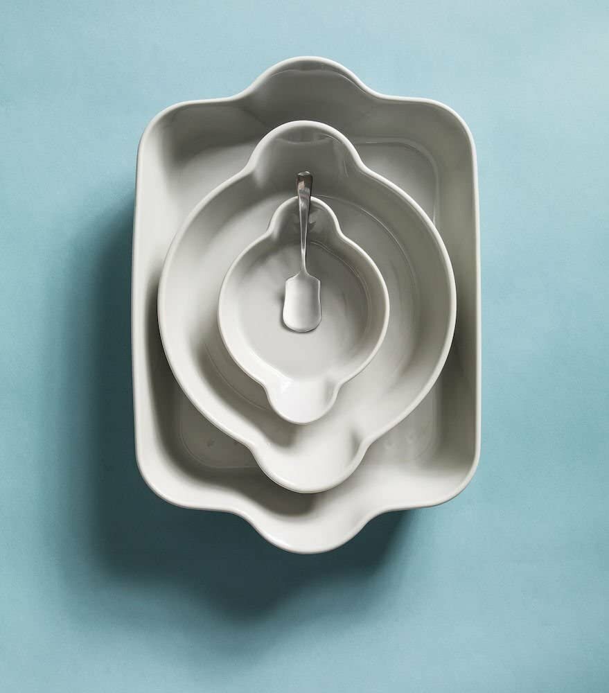 Sagaform, white Piccadilly Oven Dish Rectangular