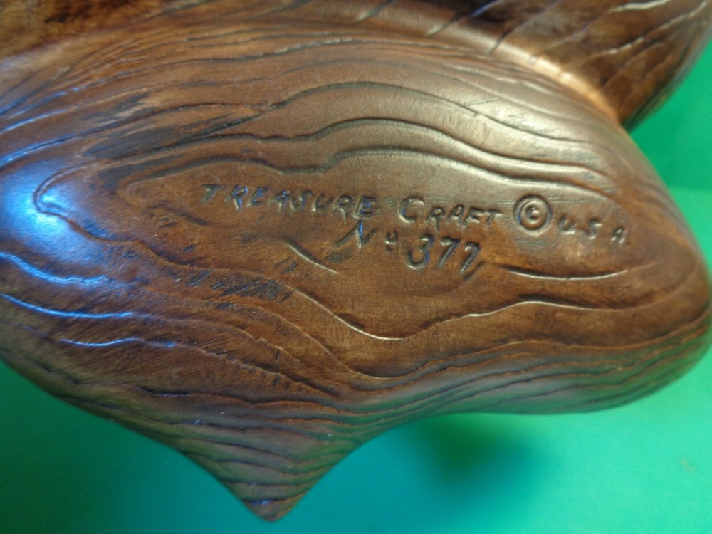 Sectional Leaf Pattern Serving Tray/Dish, #377, Treasure Craft (Used/EUC)