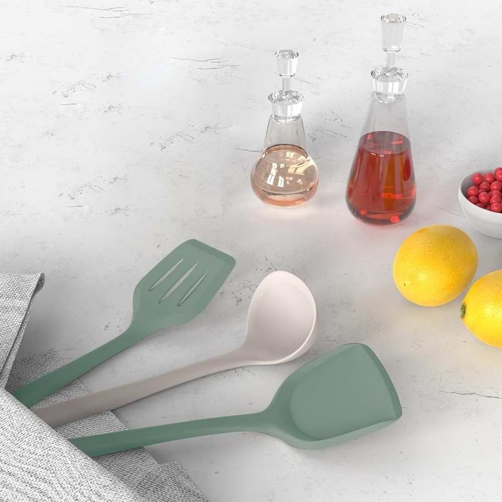 Complete Multicolor Silicone Kitchen Utensils Set - Ideal for Cooking & Baking