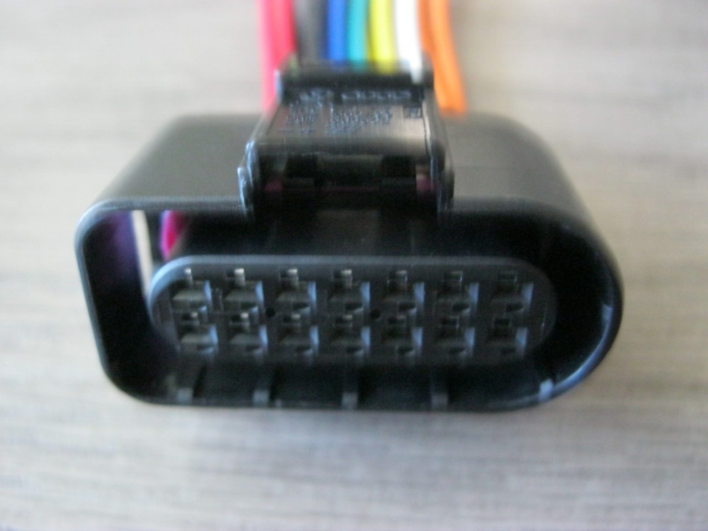 For VW AUDI Transmission Gearbox Wiring Connector Pigtail Plug Socket 4H0973717