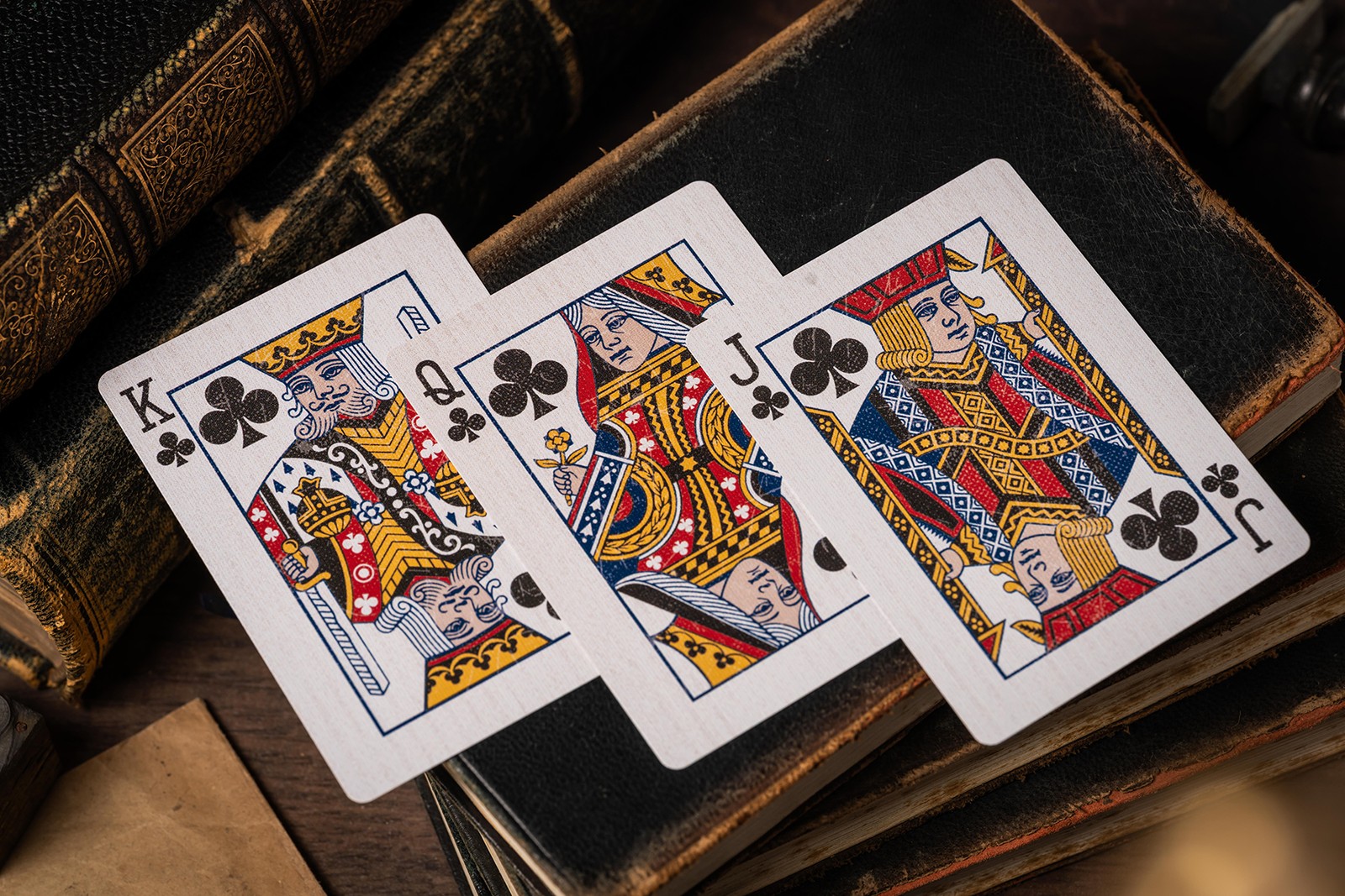 Triton 42 Club Playing Cards –Antique Restoration (sea green) by A Haines