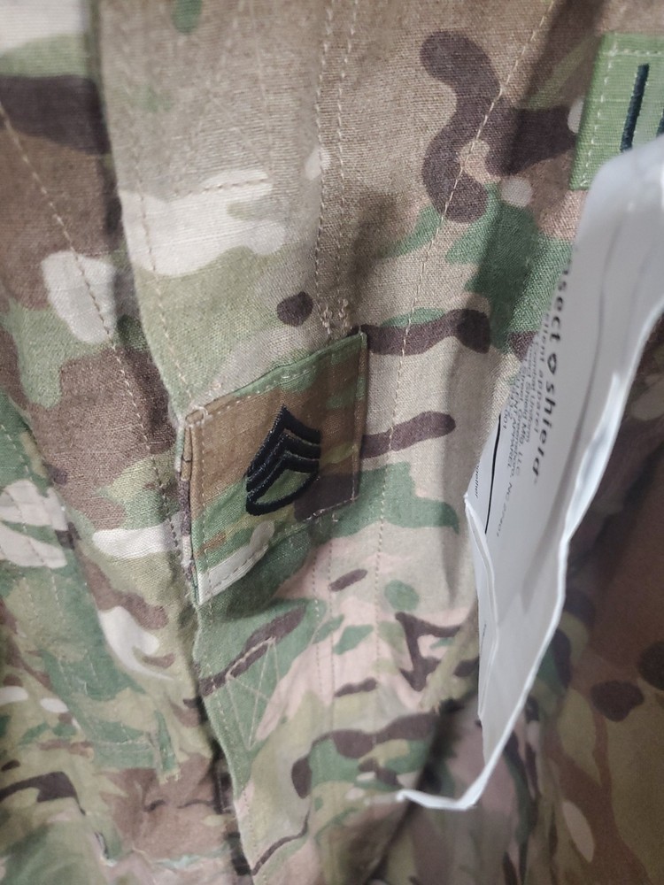 Large Long Need Clean US ARMY ISSUE MULTICAM - FLAME RESISTANT jacket top