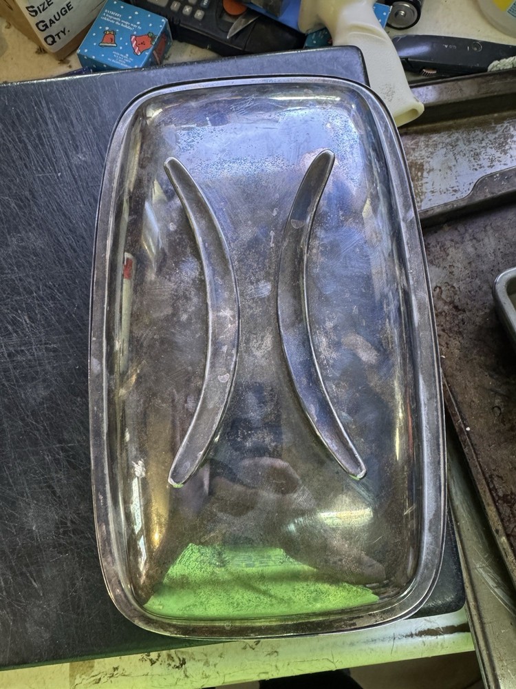 rare gorham silverplate YC847 Covered Serving Dish Lid