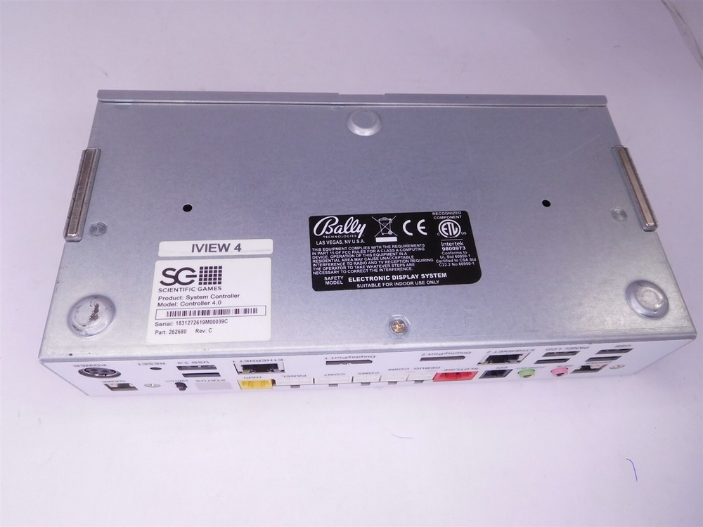 Bally 262680 Player Tracking Electronic Unit Controller IVIEW 4.0 No Drives(S8)