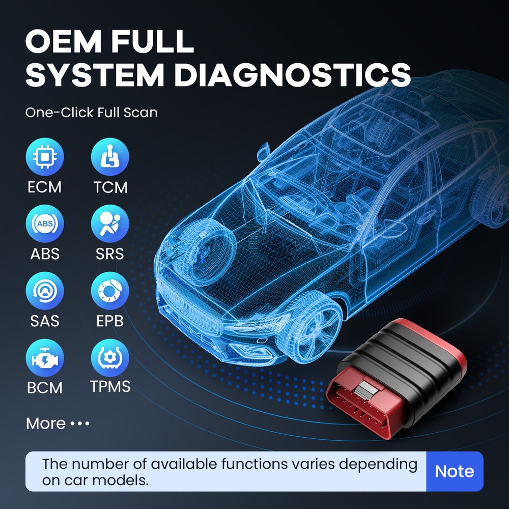 Thinkdiag mini OBD2 Scanner All Systems ABS SRS Car Diagnostic Tool Bluetooth