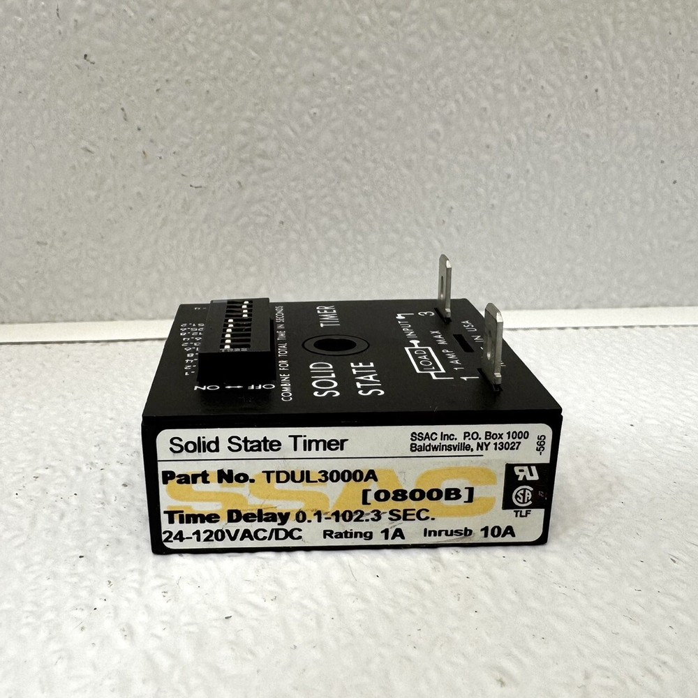 SSAC Solid State Timer - Model TDUL3000A