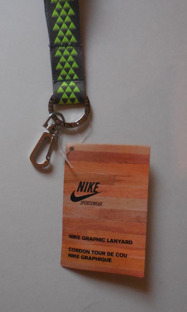 Nike Neck Graphic Lanyard Anthracite/Volt