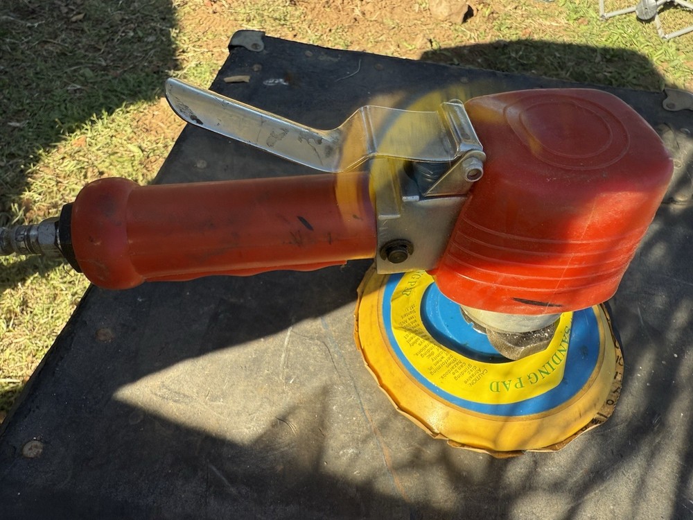 AirAce Air Powered Orbital Sander 6”