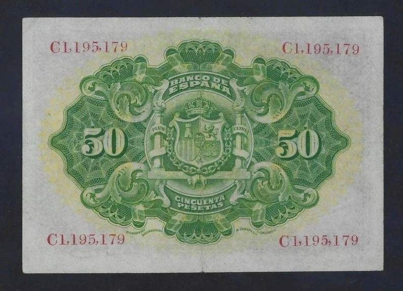 Spain 50 Pesetas 1906 P-58 VF++