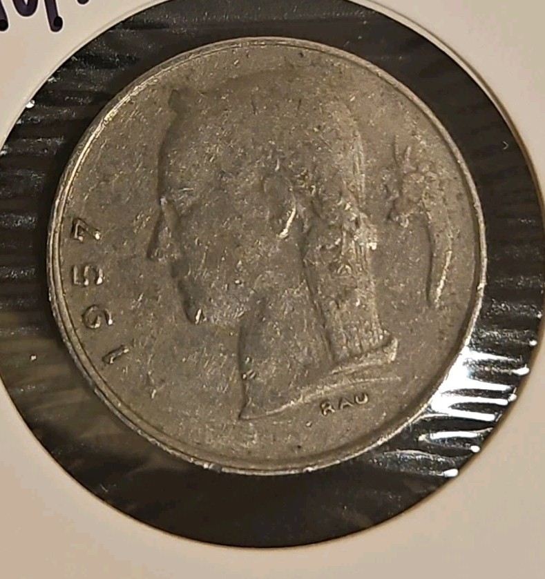 1957 Belgium 1 Franc