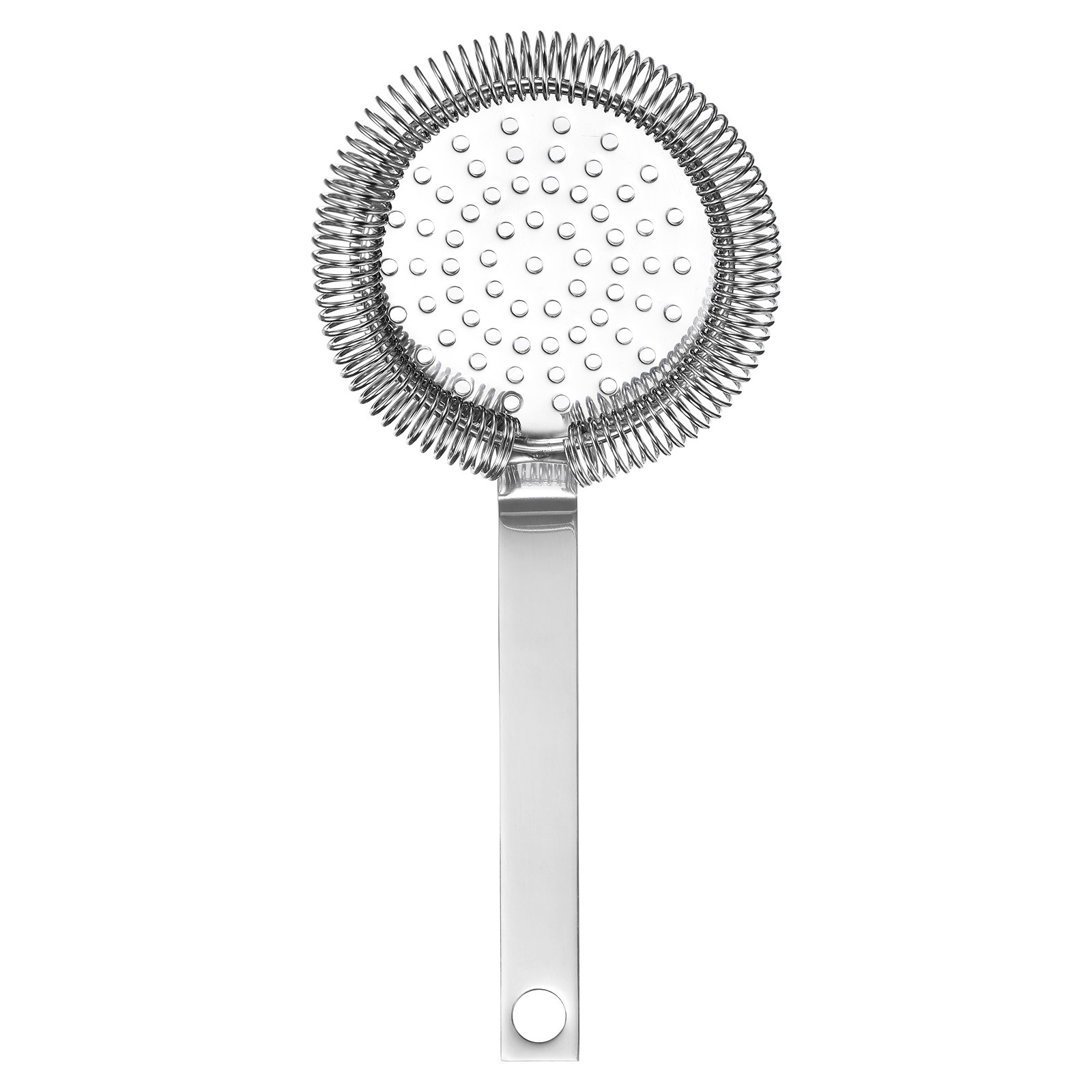 Cocktail Strainer, 1pcs Stainless Steel Bar Strainer for Drinks (Silver, 200mm)