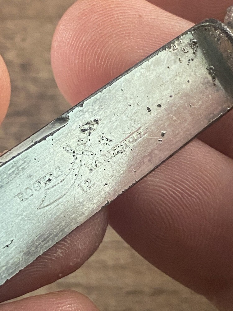 Rogers Hamilton Sword Logo Silverplated Fruit Knife Set of 7