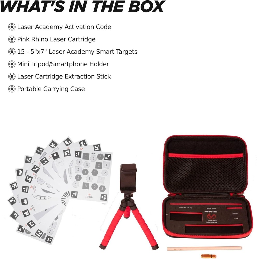 Portable 9mm Laser Training Kit Mantis Academy for Target Practice Fire System